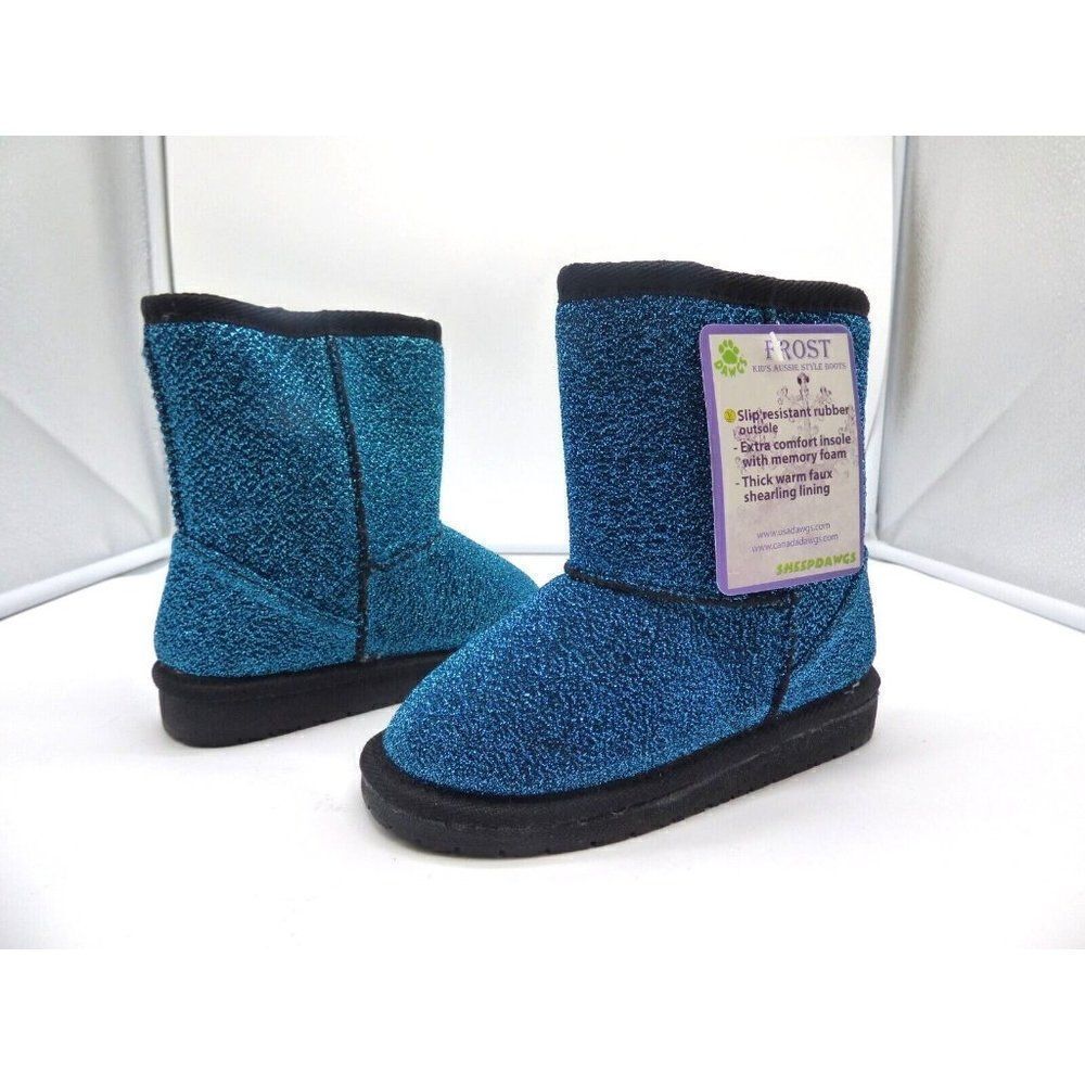 Sheep Dawgs Kid’s Aussie Style Boots, Tiel Frost, Size 6/7
